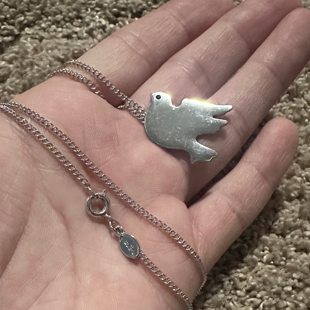 VTG Avon Bird Pendant Necklace